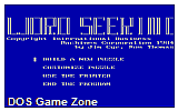 Word Seeking DOS Game
